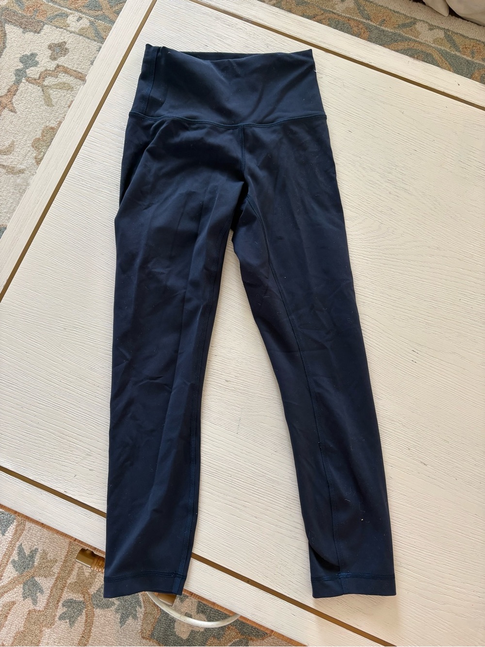 Lululemon Navy wundertrain compression size 4 High-Waist Leggings